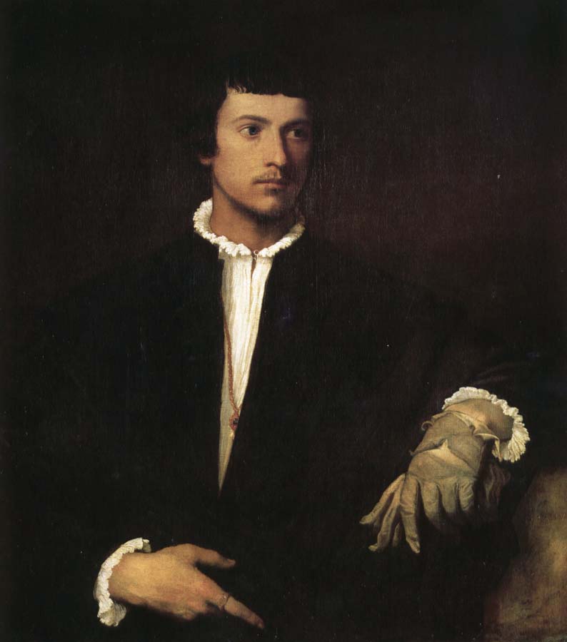 TIZIANO Vecellio Those who wear gloves